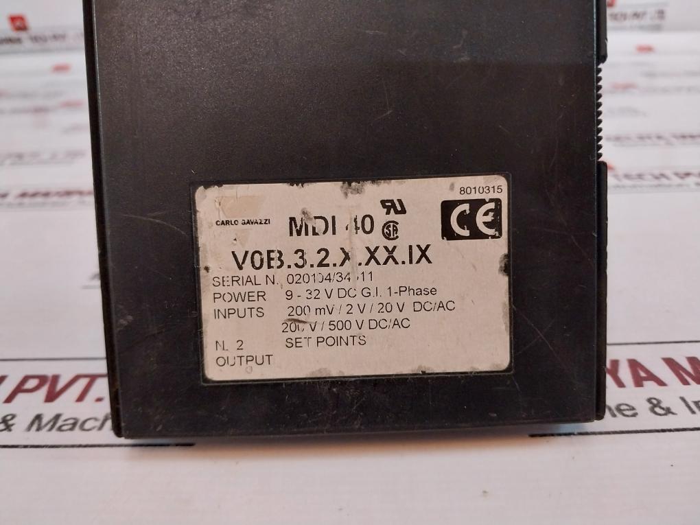 Carlo Gavazzi Mdi 40 Inputs: 200 Mv/2v/20v Dc/ac Power: 9-32v