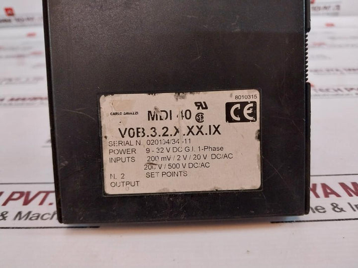 Carlo Gavazzi Mdi 40 Inputs: 200 Mv/2v/20v Dc/ac Power: 9-32v