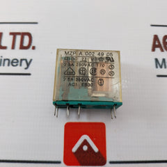 Carlo Gavazzi Mzp A 002 49 05 Relay With Zd 50 Base