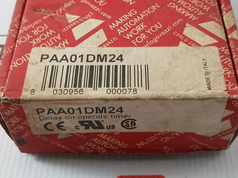 Carlo Gavazzi 0.1S-10H Delay On Operate Timer Paa01Dm24