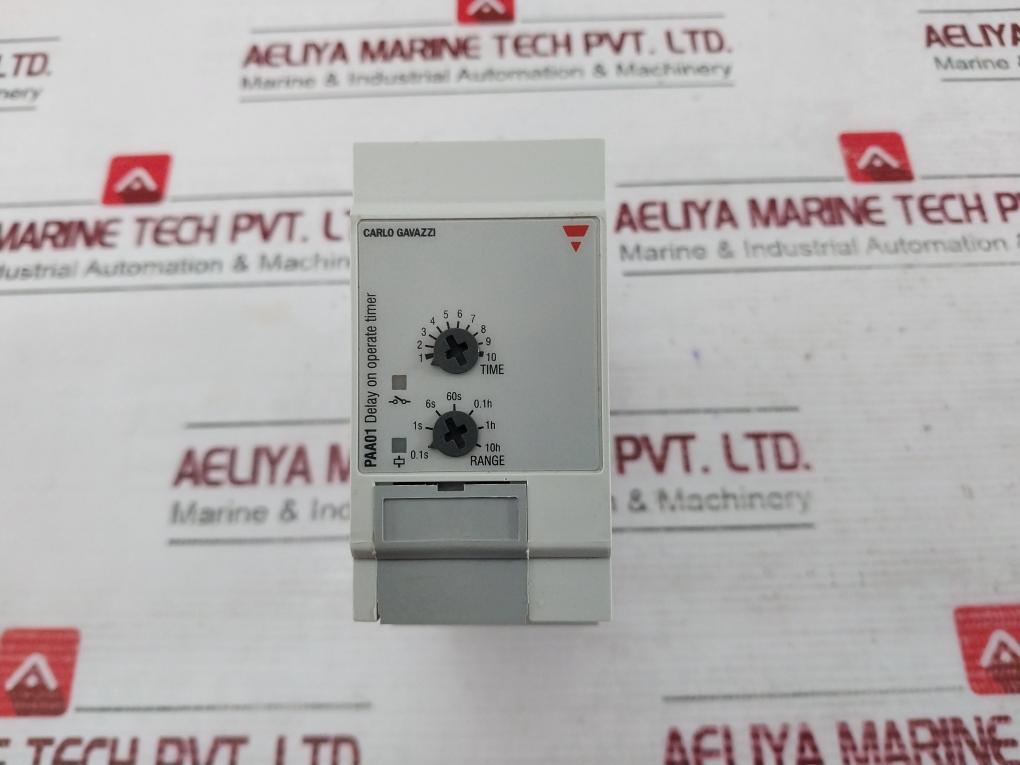 Carlo Gavazzi Paa01Dm24 Time Delay Relay 4-240 Vac/Dc 50-60Hz 240V 8A