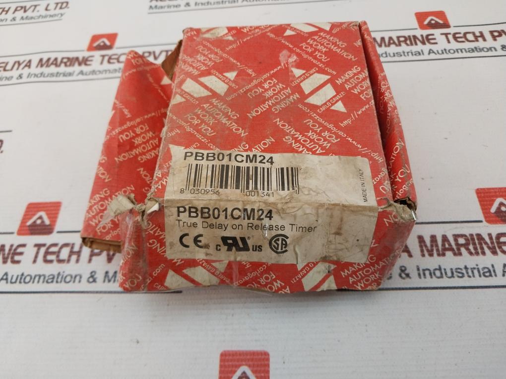 Carlo Gavazzi Pbb01Cm24 True Delay On Release Timer 5A 24-240 Vac/Dc, 50/60Hz