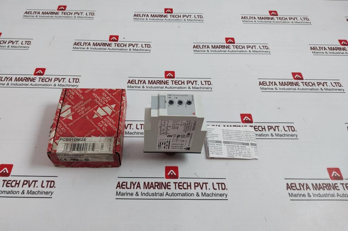 Carlo Gavazzi Pcb01Dm24 Asymmetrical Recycler Timer 24-240 Vac/Dc 50-60Hz Ip20
