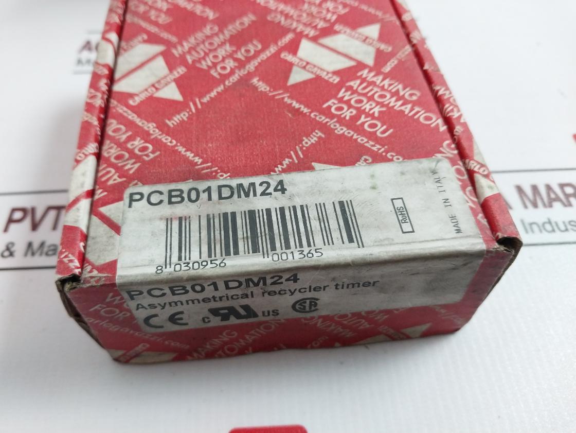 Carlo Gavazzi Pcb01Dm24 Asymmetrical Recycler Timer 24-240 Vac/Dc 50-60Hz Ip20