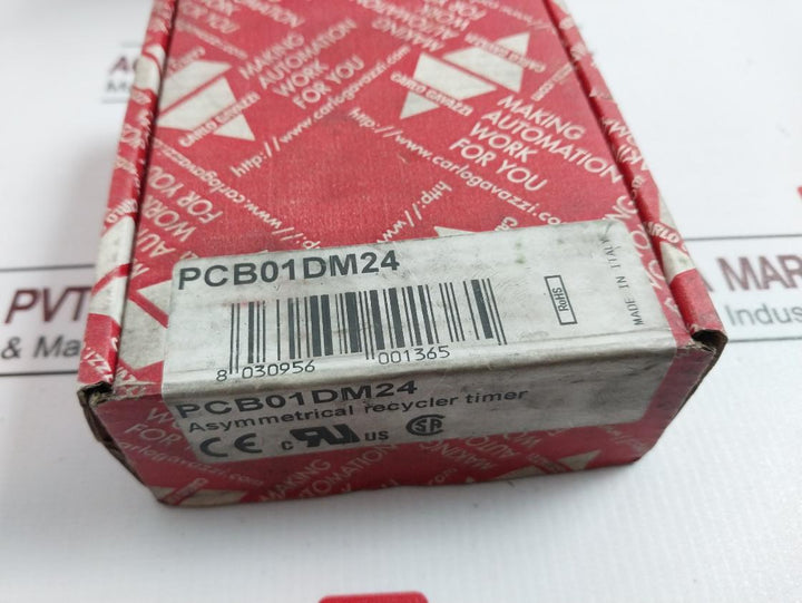 Carlo Gavazzi Pcb01Dm24 Asymmetrical Recycler Timer 24-240 Vac/Dc 50-60Hz Ip20