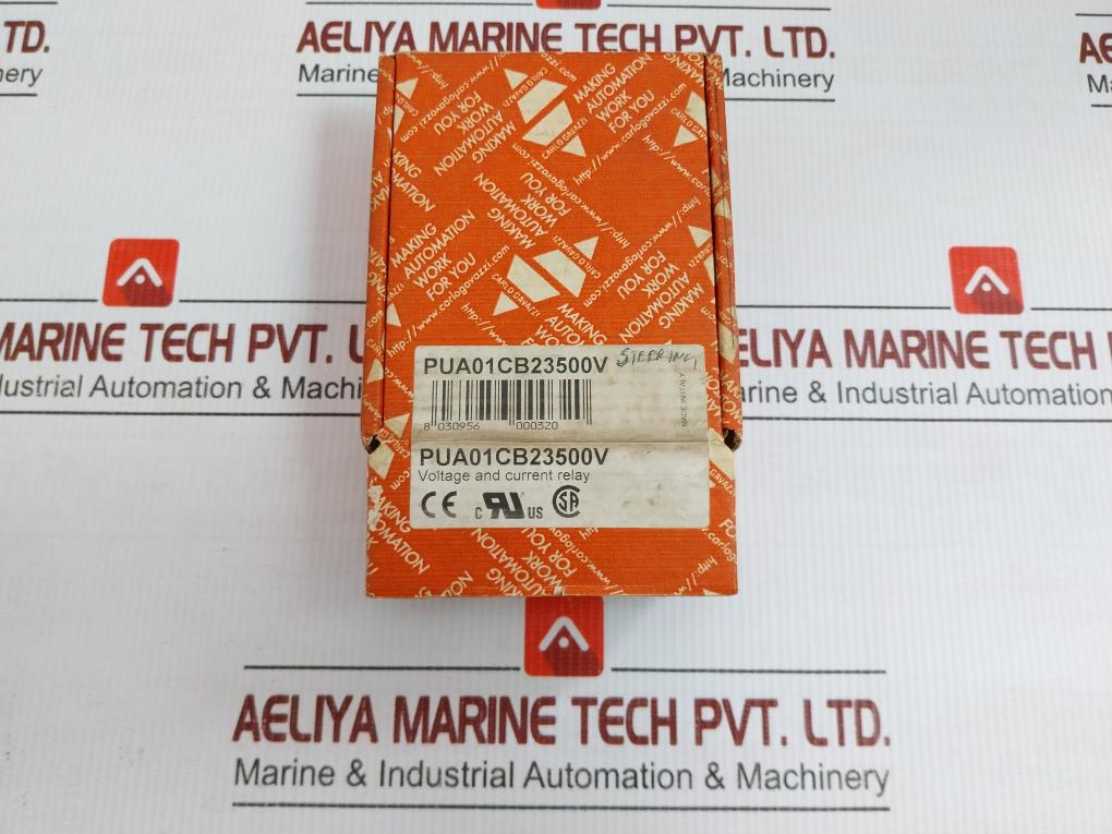 Carlo Gavazzi Ip20 Ac/Dc Voltage Or Current Monitoring Relay Pua01Cb23500V