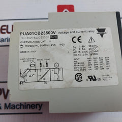 Carlo Gavazzi Pua01Cb23500V Voltage And Current Relay 115/230Vac 50-60Hz