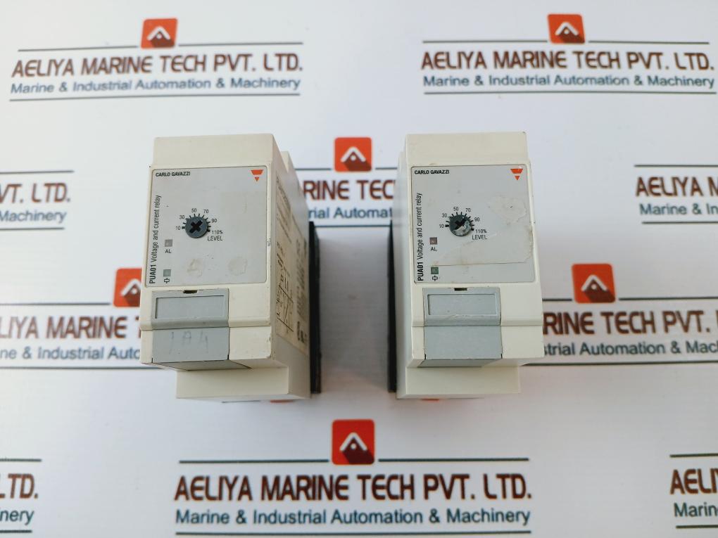 Carlo Gavazzi Pua01cb23500v Voltage &amp; Current Relay W/ Base Ip20 50/60hz