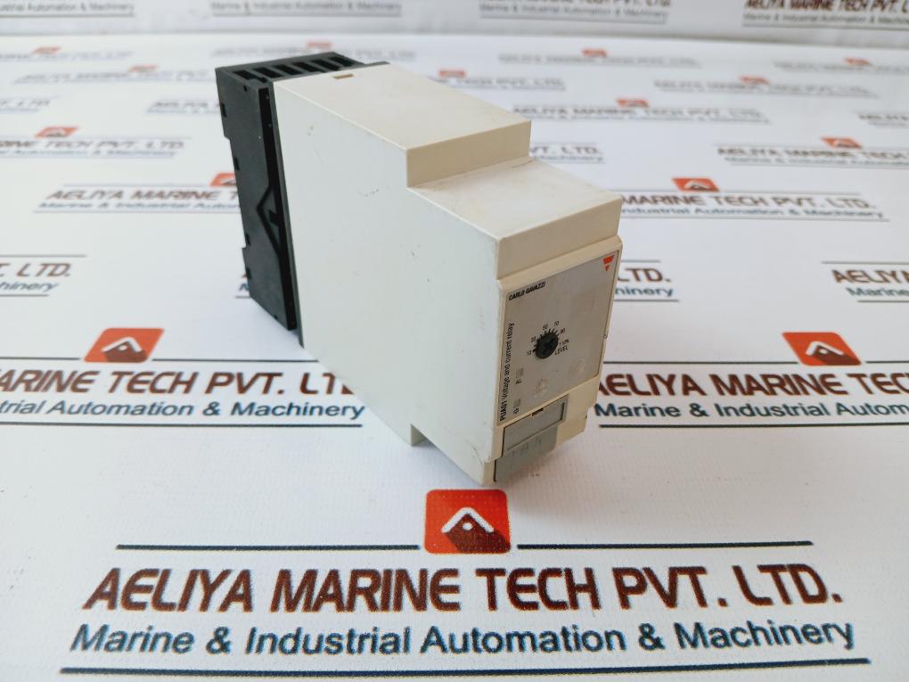 Carlo Gavazzi Pua01cb23500v Voltage &amp; Current Relay W/ Base Ip20 50/60hz
