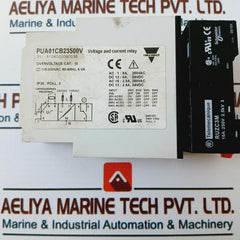 Carlo Gavazzi Pua01cb23500v Voltage &amp; Current Relay W/ Base Ip20 50/60hz