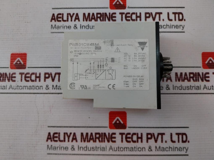 CARLO GAVAZZI PWA01CM485A 3-phase Load Guard Relay 8a 400vac/ 50hz