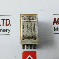Carlo Gavazzi Rmi A 4 5 Midi Relay W/ Es 15/4n Socket 24vdc 2a/300vac 10a/300vac