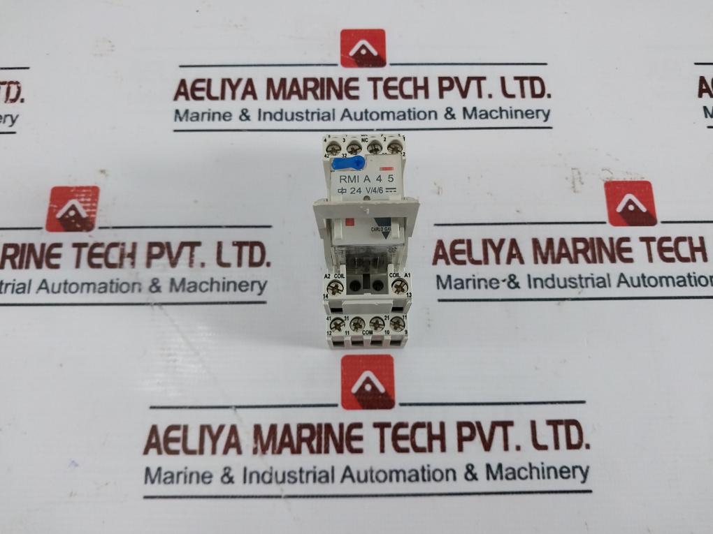 Carlo Gavazzi RMI A 4 5 Relay With Socket 24VDC