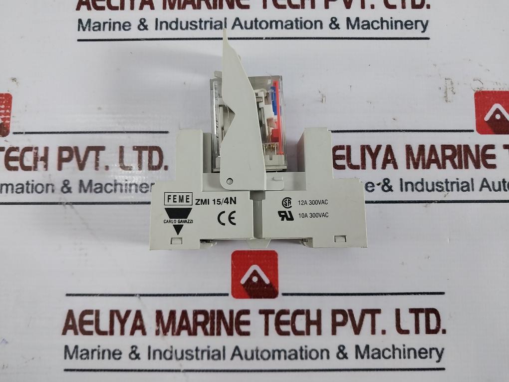 Carlo Gavazzi RMI A 4 5 Relay With Socket 24VDC