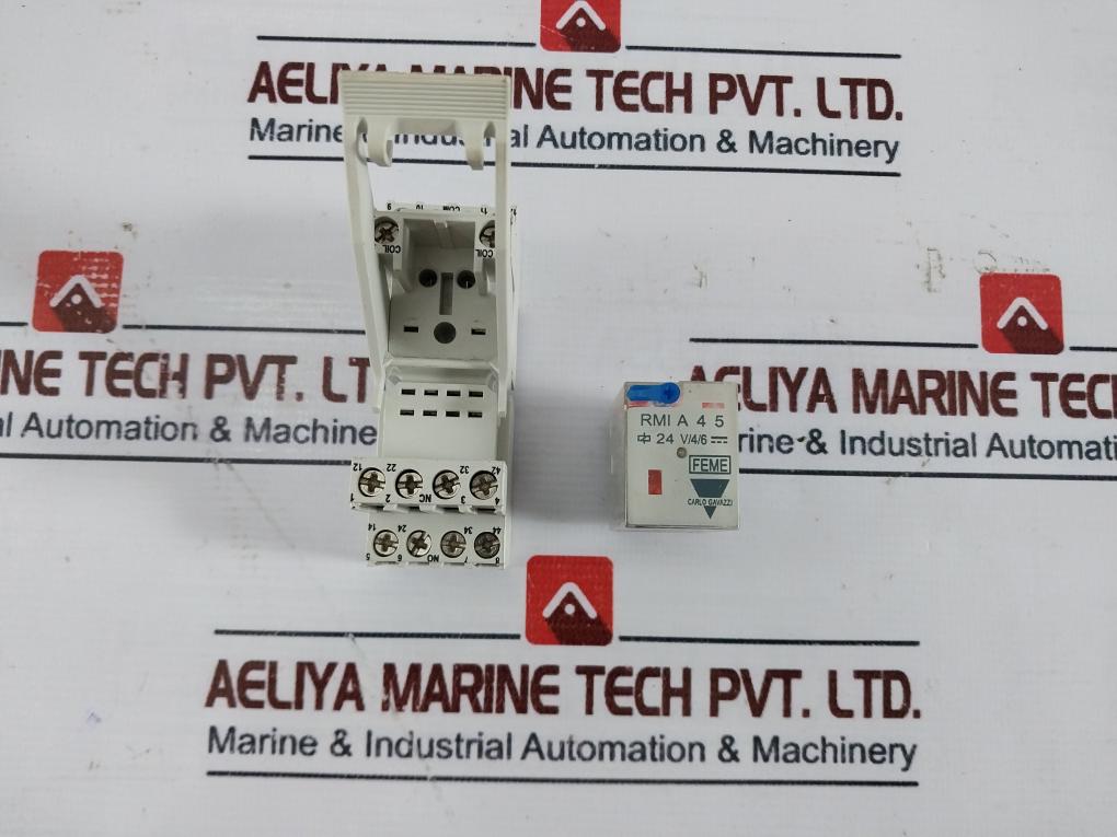 Carlo Gavazzi RMI A 4 5 Relay With Socket 24VDC