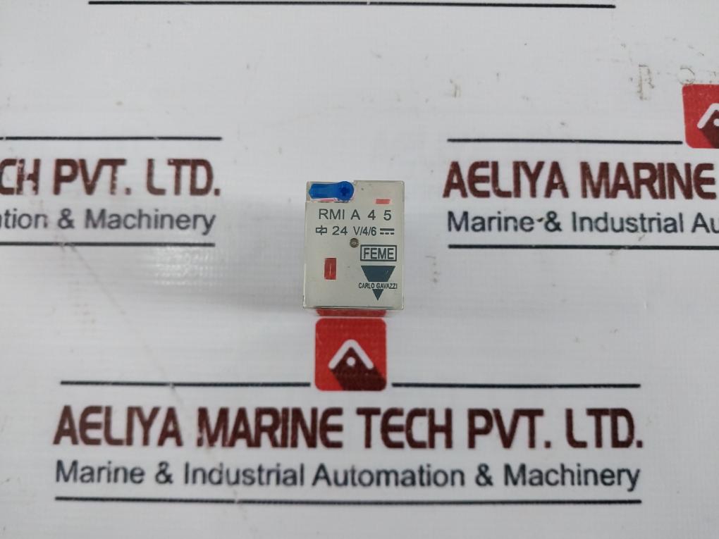Carlo Gavazzi RMI A 4 5 Relay With Socket 24VDC