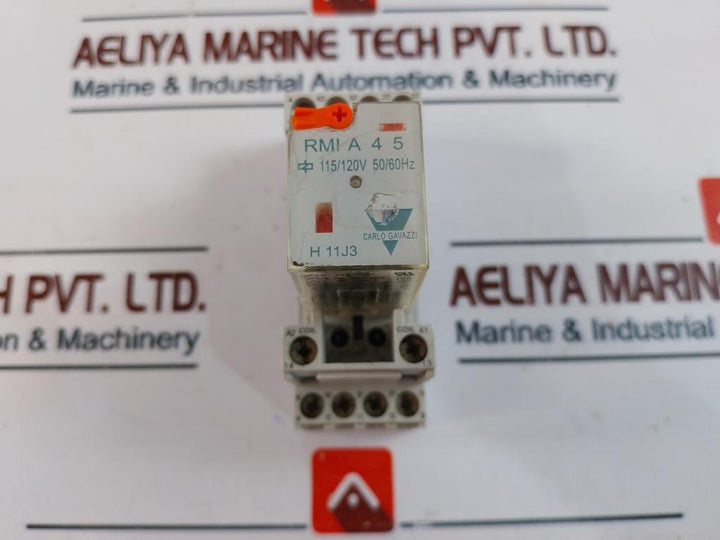 Carlo Gavazzi Rmi A 4 5 Relay With Socket 115/120V 50/60Hz