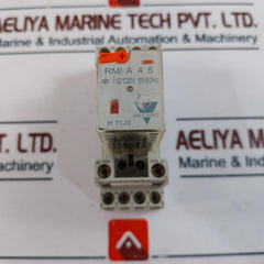Carlo Gavazzi Rmi A 4 5 Relay With Socket 115/120V 50/60Hz
