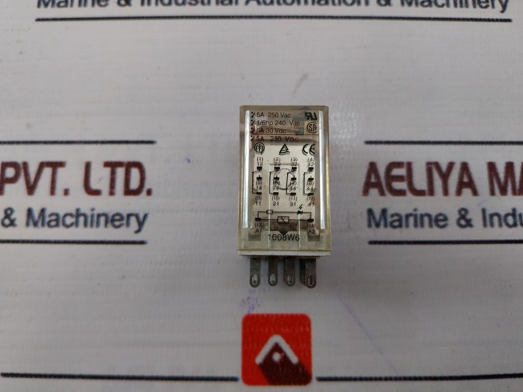 Lot Of 3X Carlo Gavazzi Rmi A 4 5 Relay With Socket Zmi4Na 24V 50/60Hz