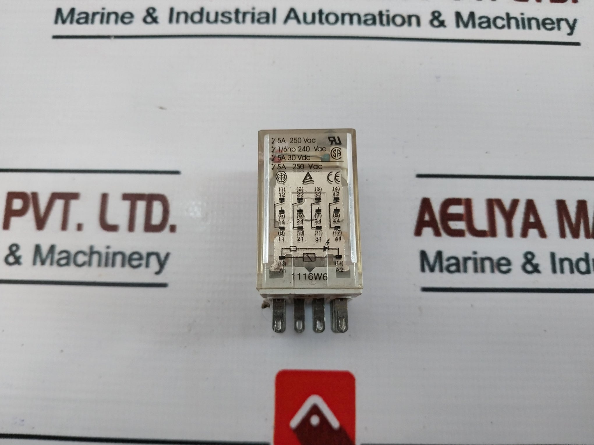 Carlo Gavazzi Rmi A 4 5 Relay With Zmi4Na Socket 10A 300Vac