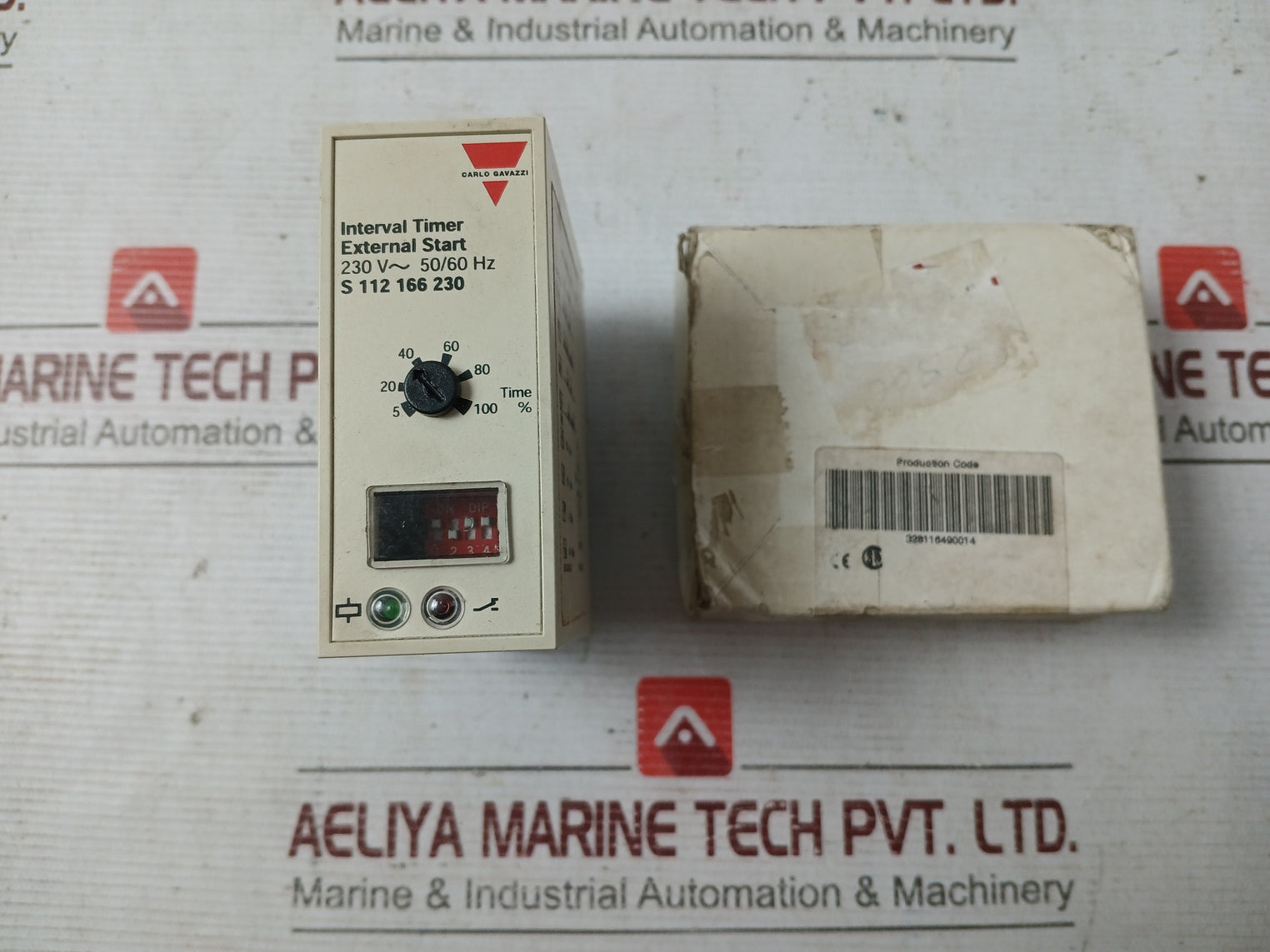 Carlo Gavazzi S 112 166 230 Interval Timer 230V 50/60Hz 3Va 8A 250V