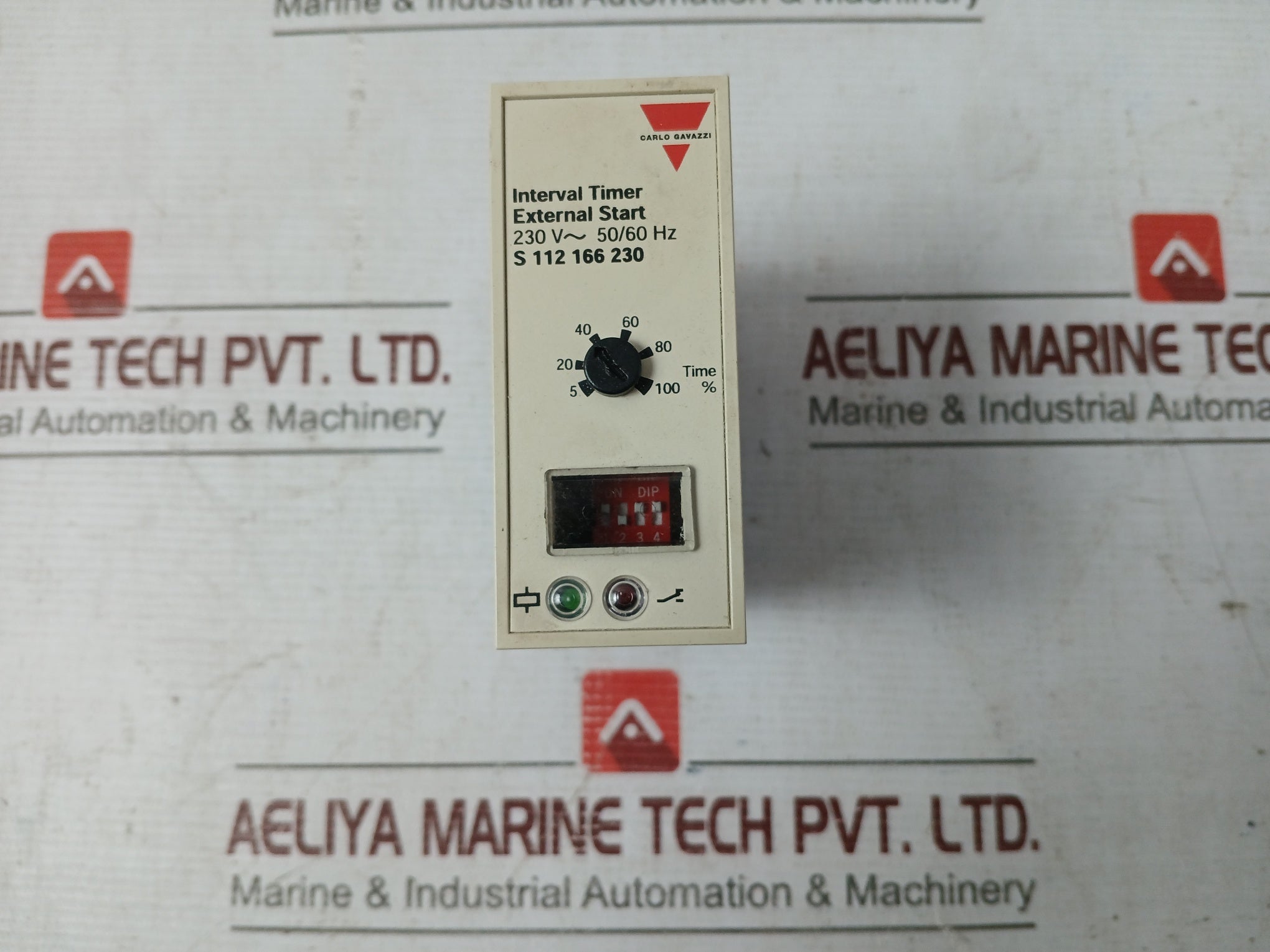 Carlo Gavazzi S 112 166 230 Interval Timer 230V 50/60Hz 3Va 8A 250V