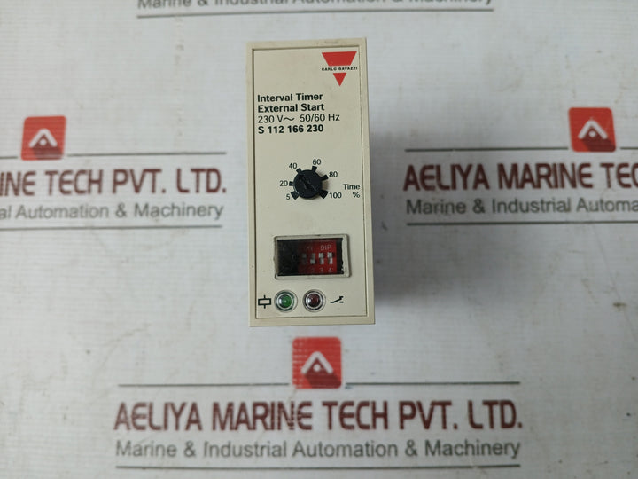 Carlo Gavazzi S 112 166 230 Interval Timer 230V 50/60Hz 3Va 8A 250V