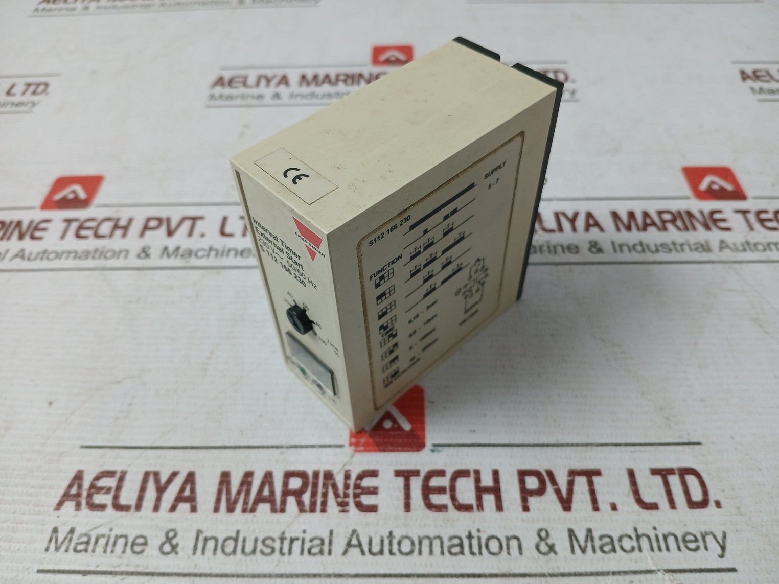 Carlo Gavazzi S 112 166 230 Interval Timer 230V 50/60Hz 3Va 8A 250V