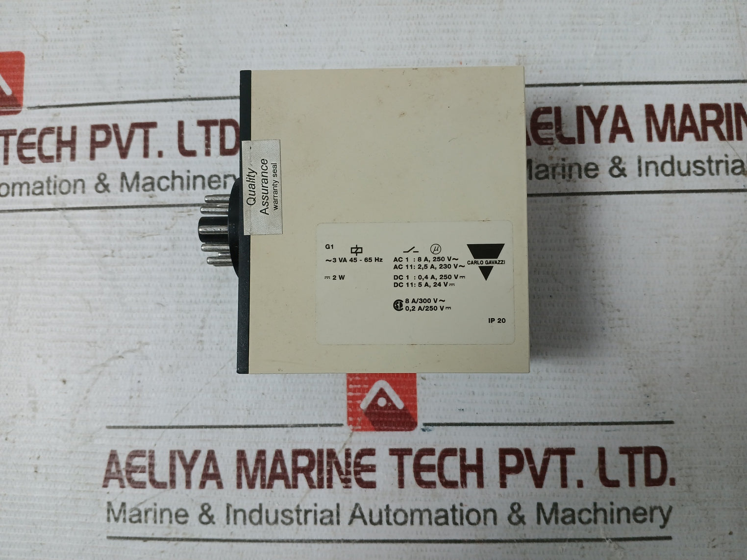 Carlo Gavazzi S 112 166 230 Interval Timer 230V 50/60Hz 3Va 8A 250V