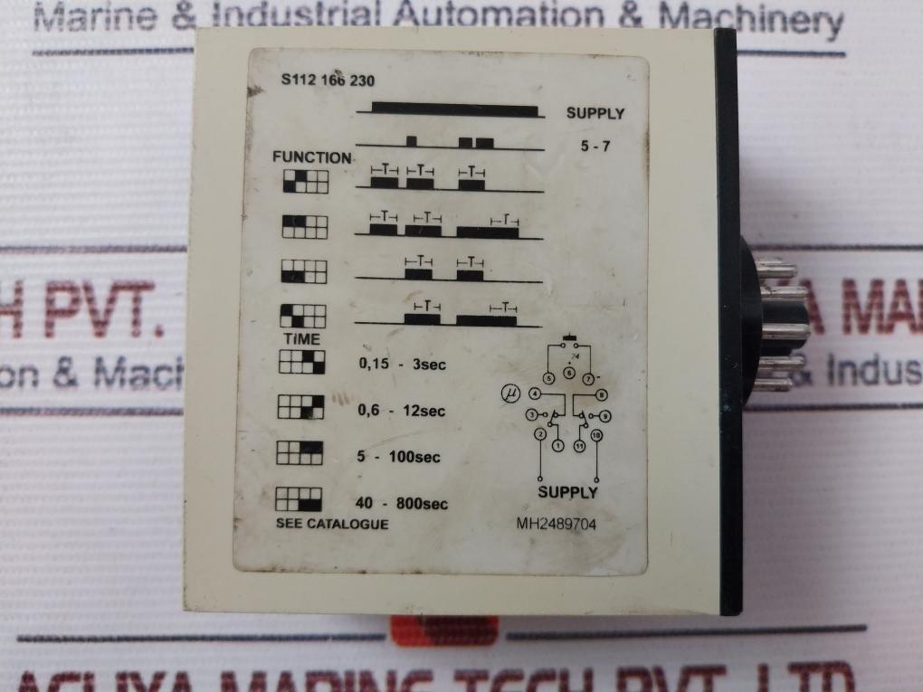 Carlo Gavazzi S 112 166 230 Interval Timer External Start Ip20