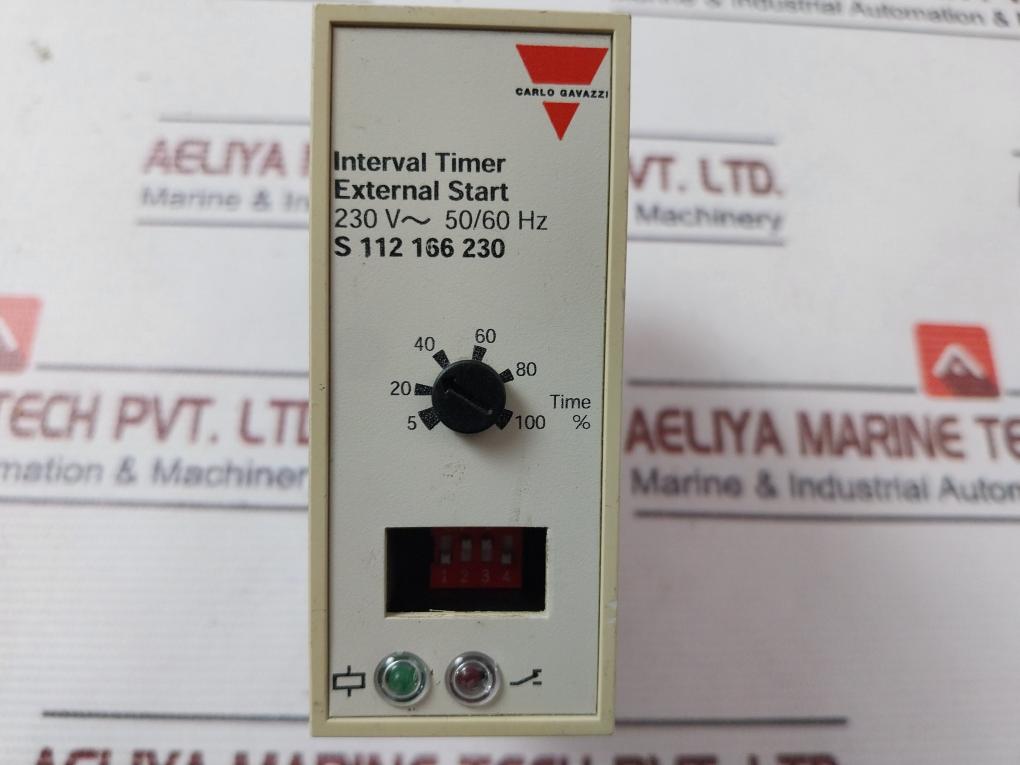 Carlo Gavazzi S 112 166 230 Interval Timer External Start Ip20