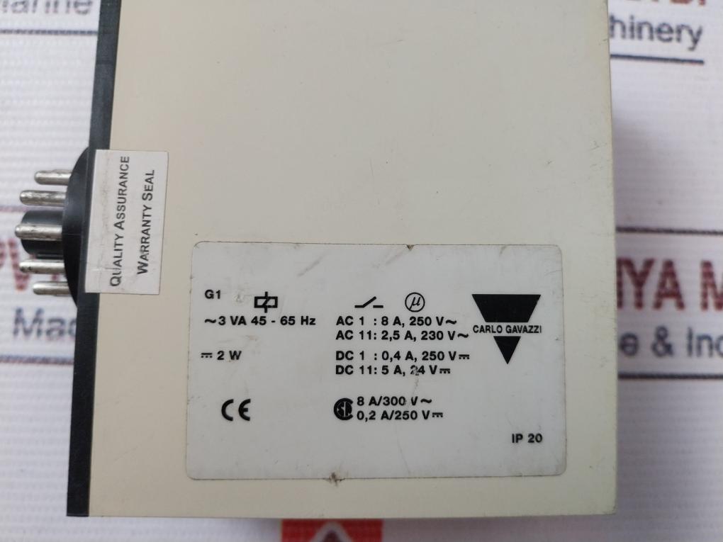 Carlo Gavazzi S 112 166 230 Interval Timer External Start Ip20