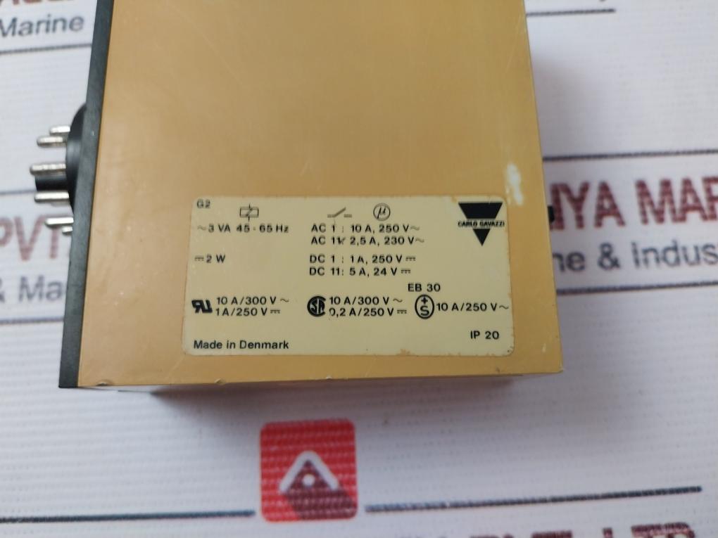 Carlo Gavazzi Sa 105 724 Delay On Operate 3-60 Sec, 10A 250V