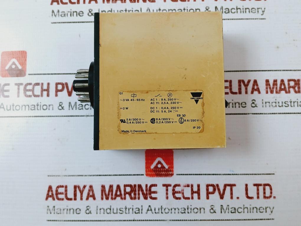 Carlo Gavazzi Sa 205 230 Timer Delay Relay 3-60 Sec 230V 50/60 Hz Ip20 437366