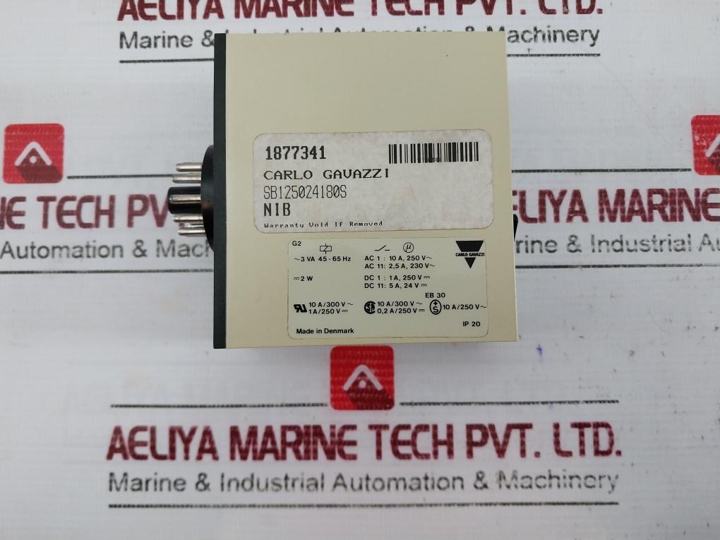 Carlo Gavazzi Sb 125 024 Time Delay Relay Ip20 24V~50/60Hz