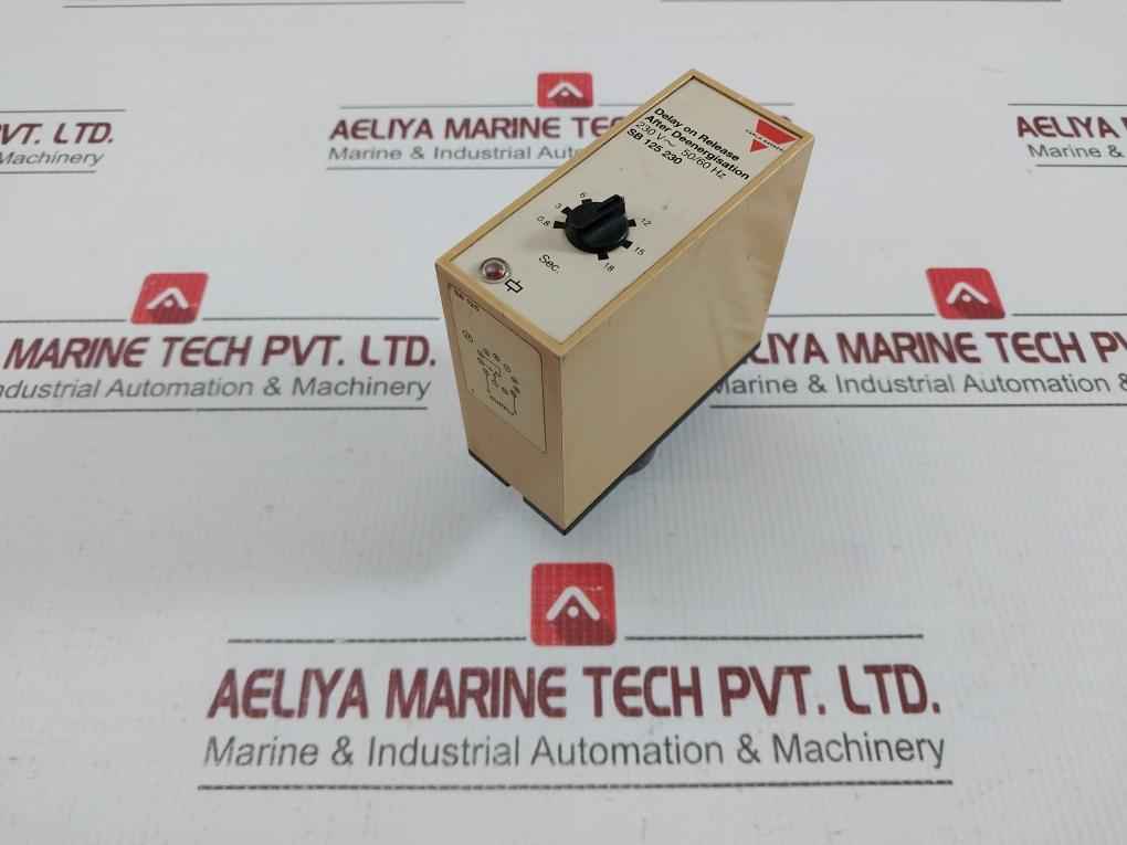 Sb 125 230 Carlo Gavazzi Delay On Release Timer Relay 0.8-18 Sec
