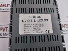 Carlo Gavazzi Sdc45 Digital Temperature Controller Input 2000 Ohm