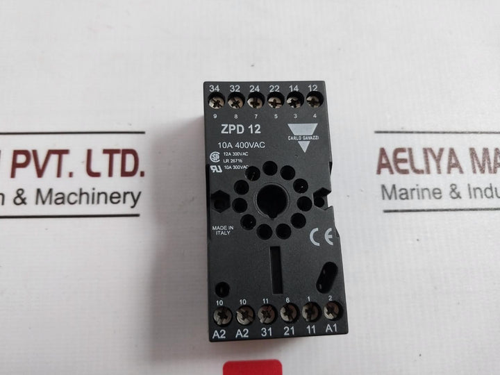 Carlo Gavazzi Sm 170 440 3-phase Sequence Voltage Relay With Base 260–440 Vac
