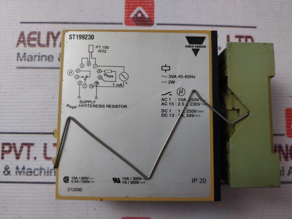 Carlo Gavazzi St 199 230, Pt 100 Controller 10A 250V