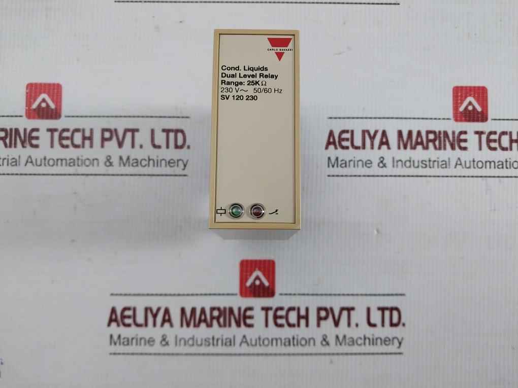 Sv 120 230 Dual Level Relay 230V 50/60Hz Ip20 Carlo Gavazzi