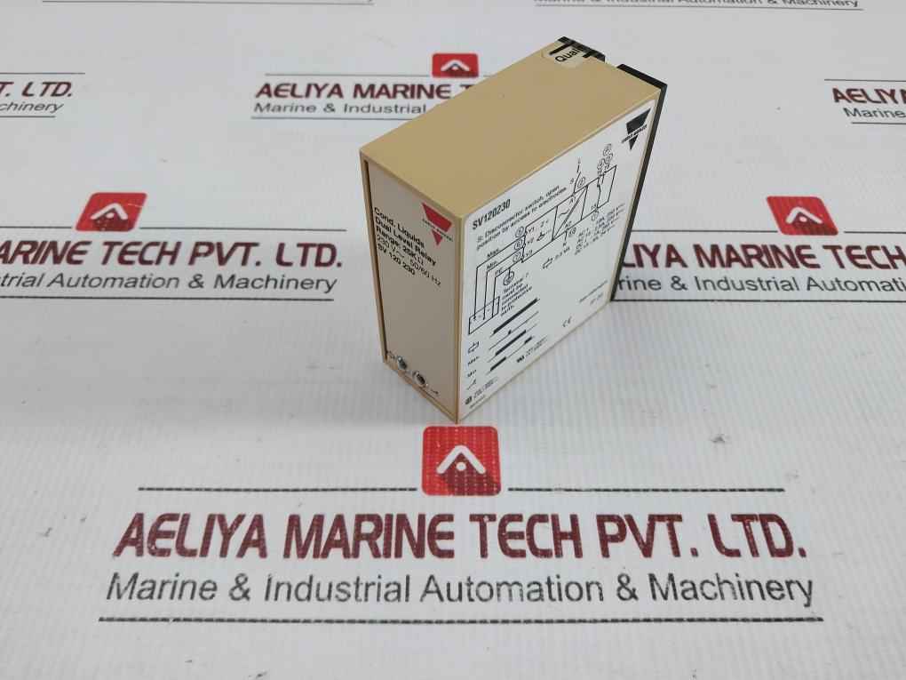 Sv 120 230 Dual Level Relay 230V 50/60Hz Ip20 Carlo Gavazzi