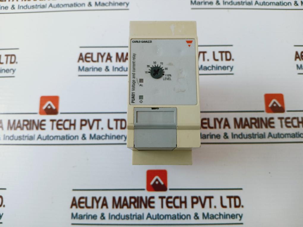 Carlo Gavazzi Pua01Cb23500V Voltage & Current Relay W/ Base 50/60Hz