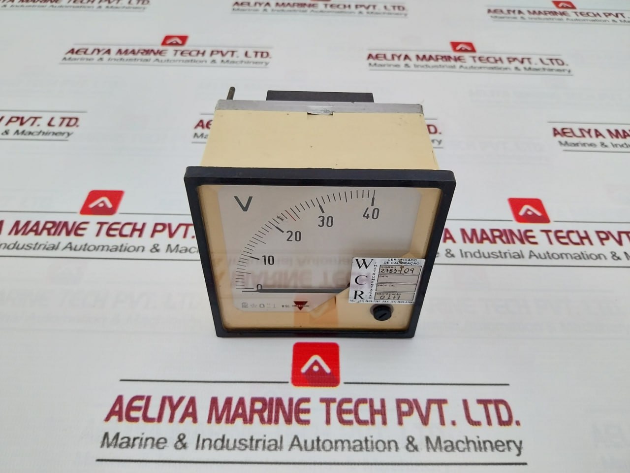 Carlo Gavazzi W96 Analog Voltmeter 0-40V