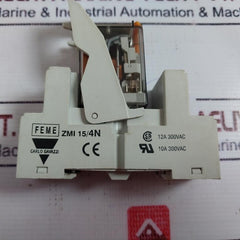 Carlo Gavazzi Zmi 15/4n Relay Socket 12a 300v