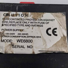 Carmar Sw4000 Digital Readout System We6800 Ac 100–240V 50–60 Hz