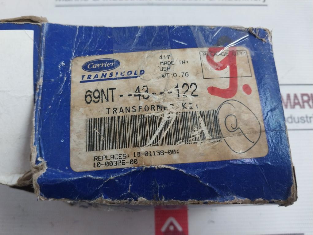 Carrier 10-00337-00A Transformer Kit 69Nt-43-122