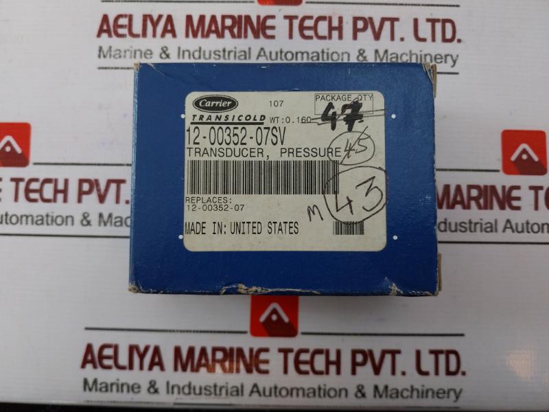 Carrier 12-00352-07 Pressure Transducer 7041C Ctd 2Cp5-10-1