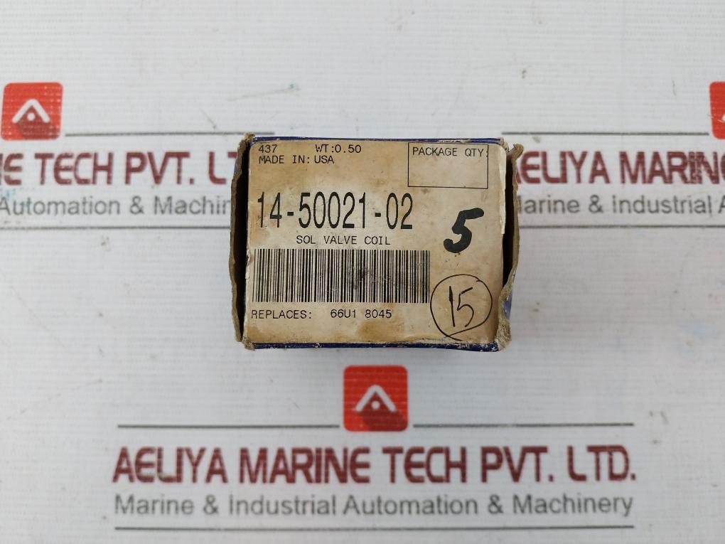 Carrier 14-50021-02 Solenoid Valve Coil 7.6 Ohms R897Q 437