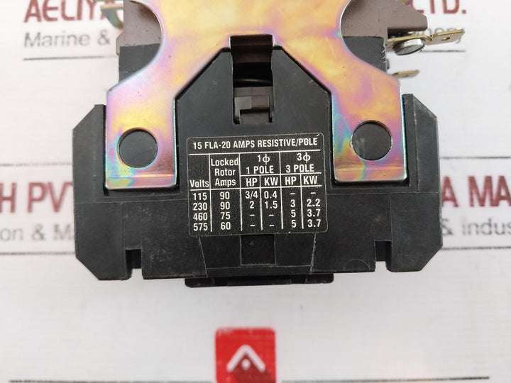 Carrier Transicold 10-00304-32 Contactor 15 Amp , 24V 50-60Hz