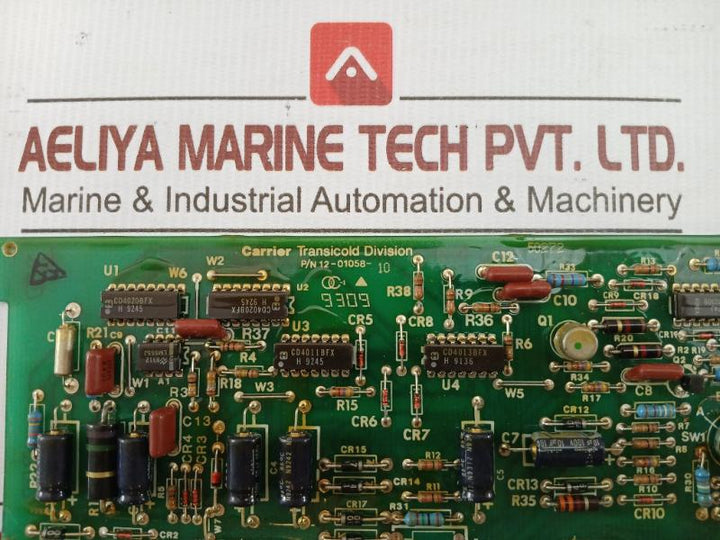 Carrier Transicold Printed Circuit Board 12-01058-10